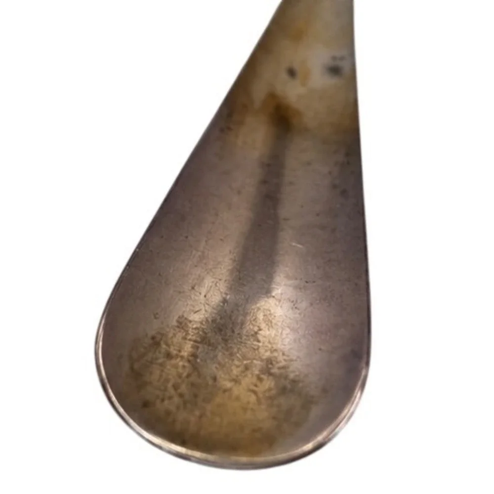 Vintage Golf Club Long Handled Shoehorn Silver Metal Tone Golfer Valet Gift MCM